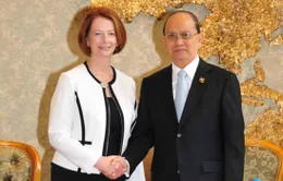 Tổng thống Myanmar thăm Australia